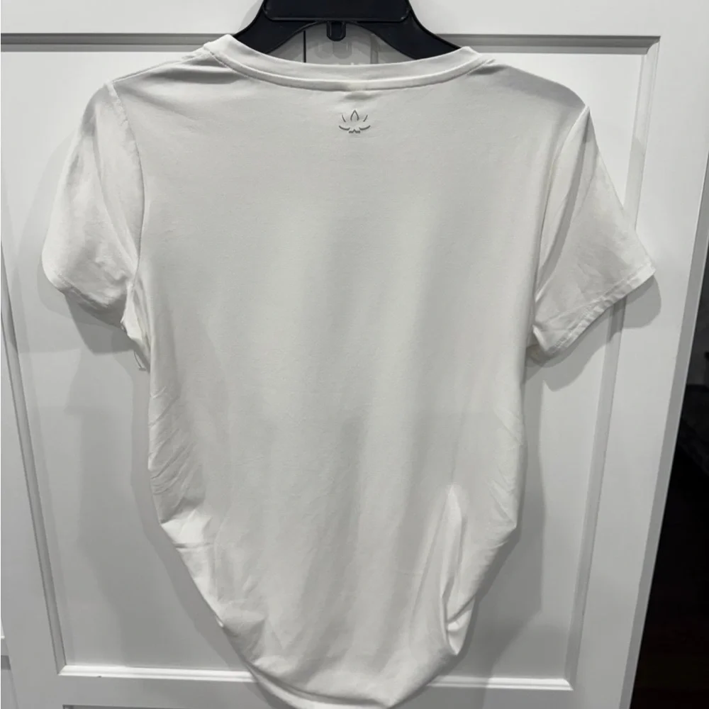 Beyond Yoga NEW One & Only Fetherweight maternity t shirt white - Picture 9 of 11